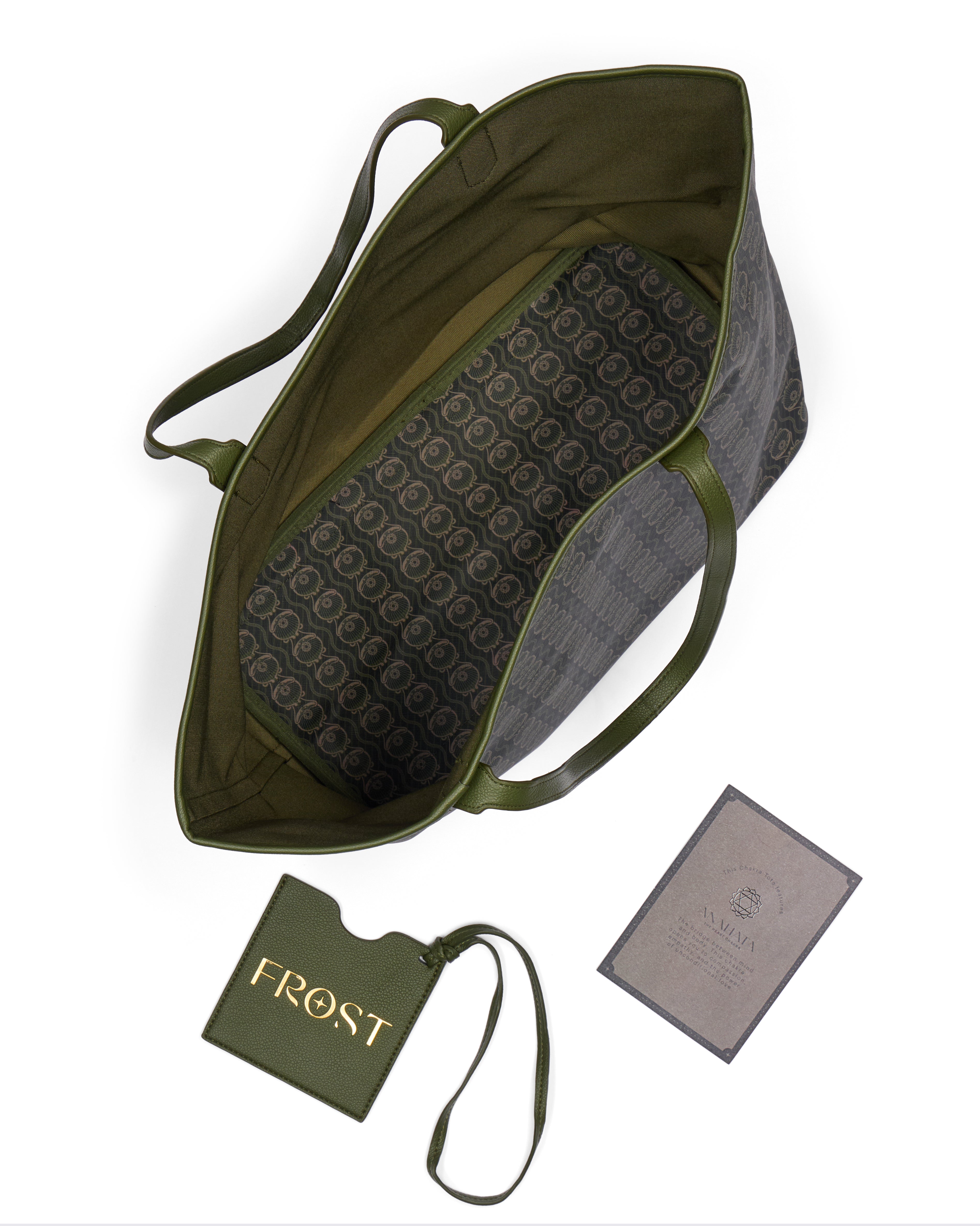The Chakra Tote – Heart (Forest Green)