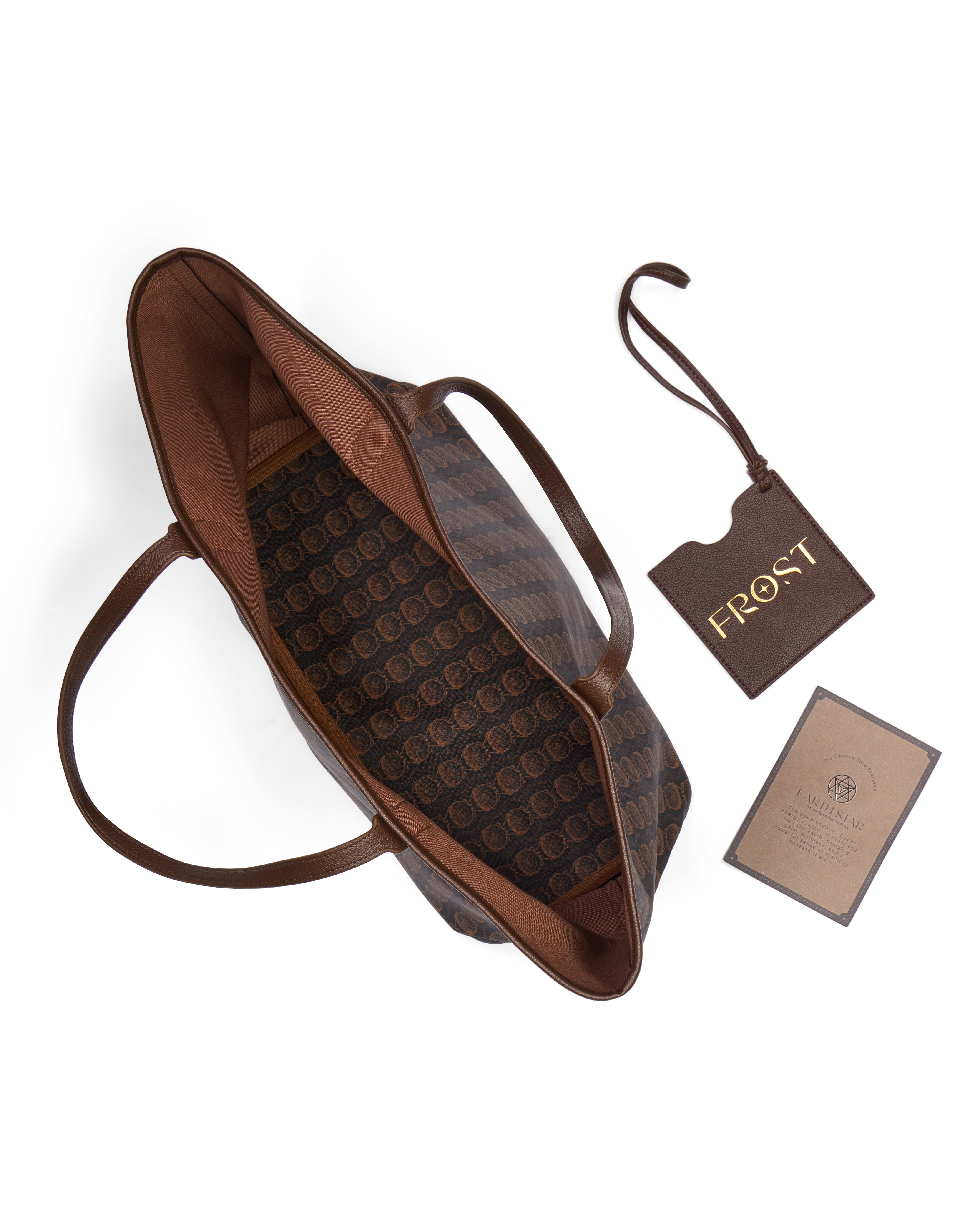 The Chakra Tote – Earth Star (Chocolate)
